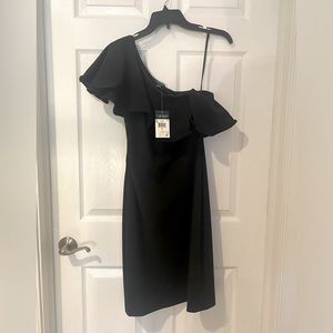 Black cocktail dress